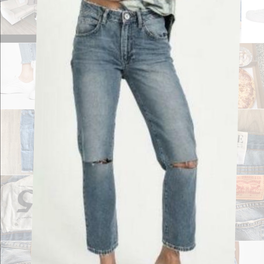 One Teaspoon Awesome Baggies Distressed jeans